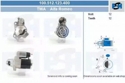 CV PSH 100512123400 -  Стартер